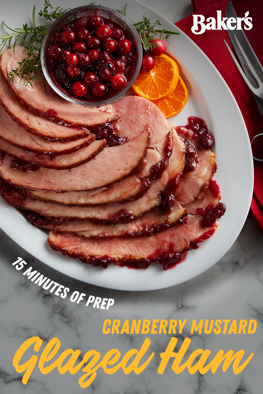 CranberryMustard Glazed Ham Baker’s Recipe Ham CranberryMustard Glazed Ham Baker’s Recipe Ham