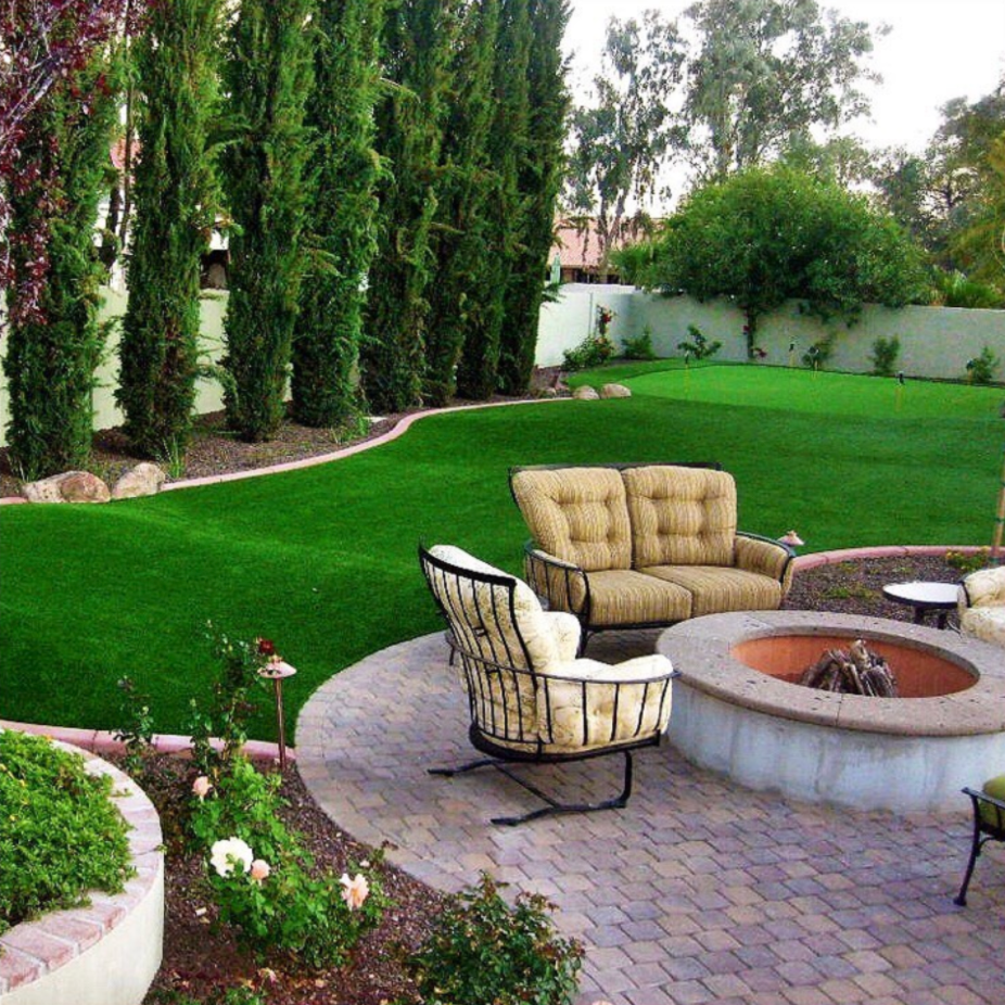 Fire pit and Artificial Turf | Turf installation ...