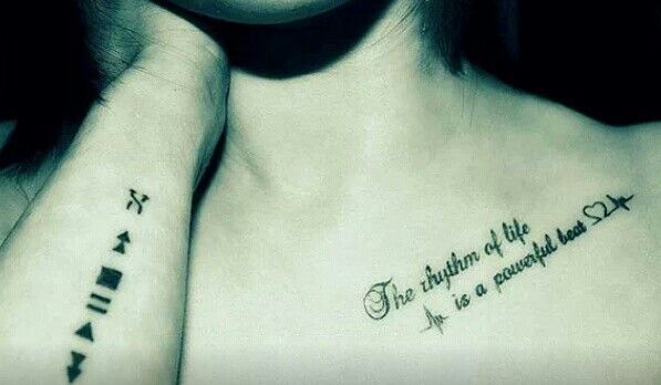 Heartbeat Tattoo On Chest Google Search Small Tattoos Tattoos For Women Tattoos