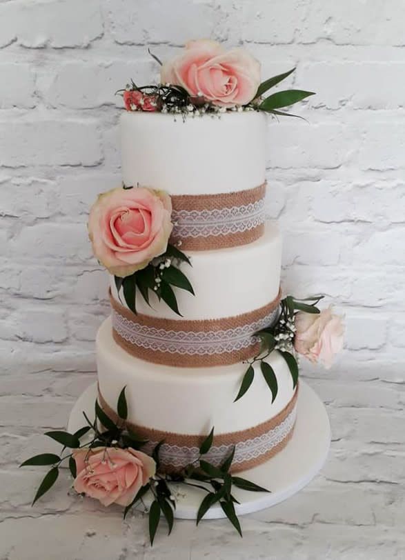 Rustic Wedding Cake By Baked Lisa Rustic Wedding Cake By Baked Lisa