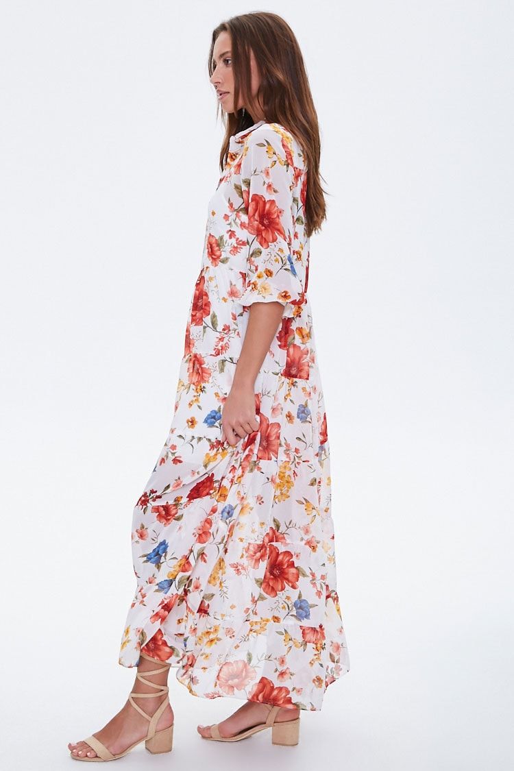 chiffon shirt dress forever 21