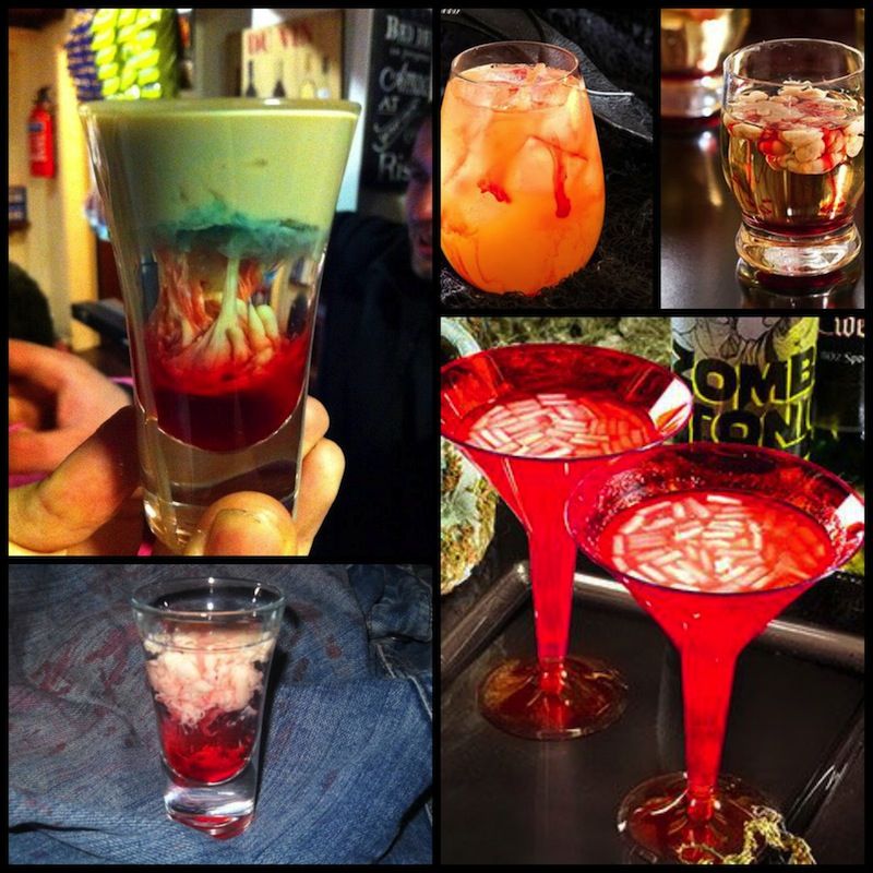 Halloween Party Cocktail Ideas Part - 16: Bloody And Brainy Cocktails Ideas For A Walking Dead Halloween Party