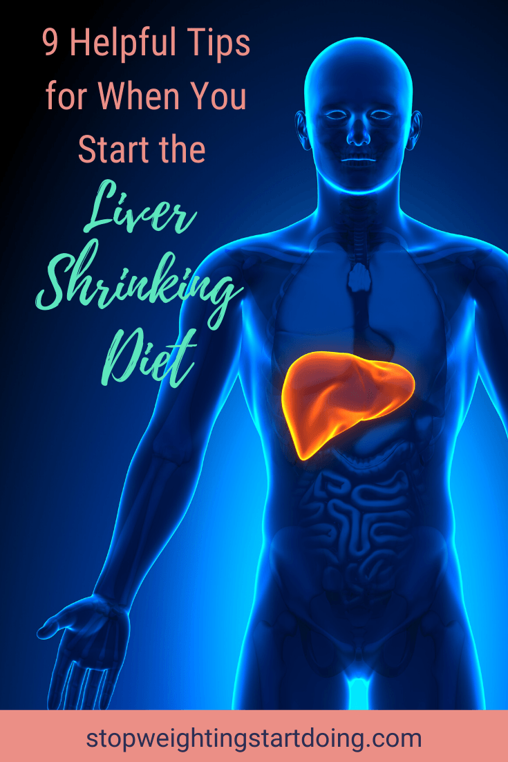 The liver shrinking diet is one of the hardest parts of bariatric