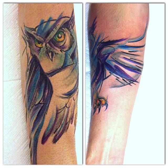 Watercolor Tattoo Abstract Watercolor Back Tattoo Abstract