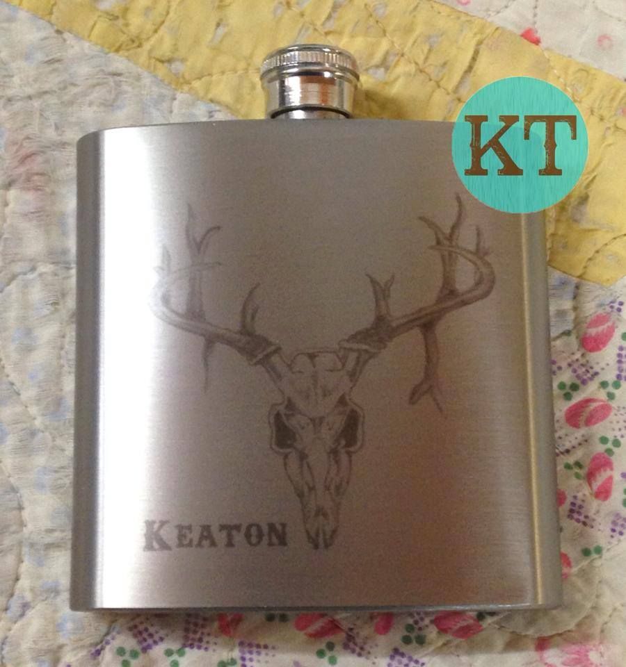 custom flask printed by lazy kt designs www lazyktdesigns com www