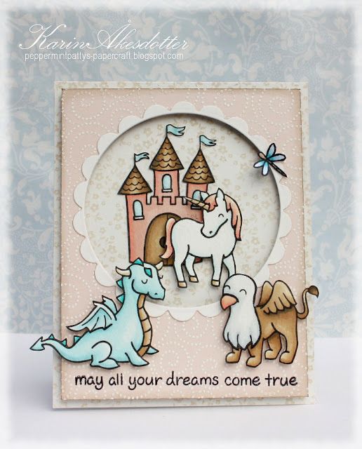 Lawn Fawn clear stamp critters ever after