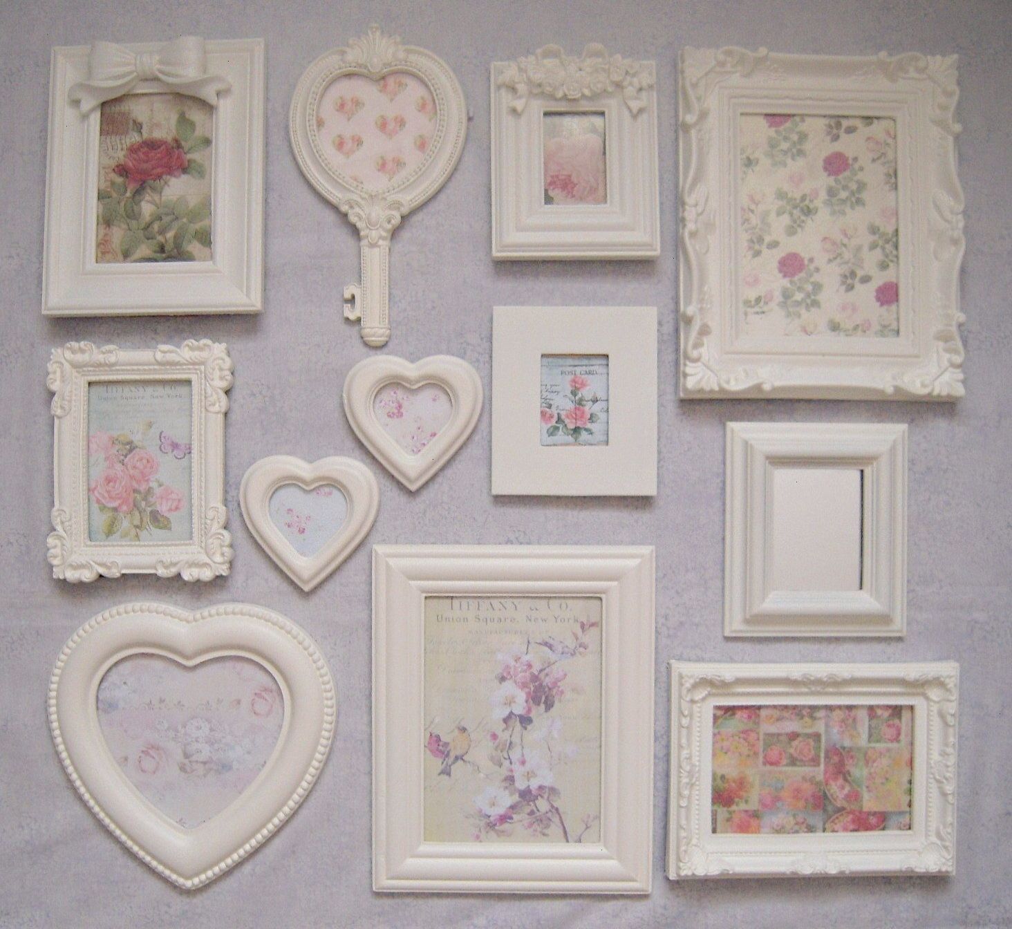 Shabby Chic Photo Frames Laura Ashley Country White Paint Vintage Shabby Chic Photo Frames Laura Ashley Country White Paint Vintage