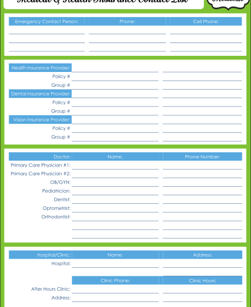 COMPLETE 60 Page Home Management Binder Organizing