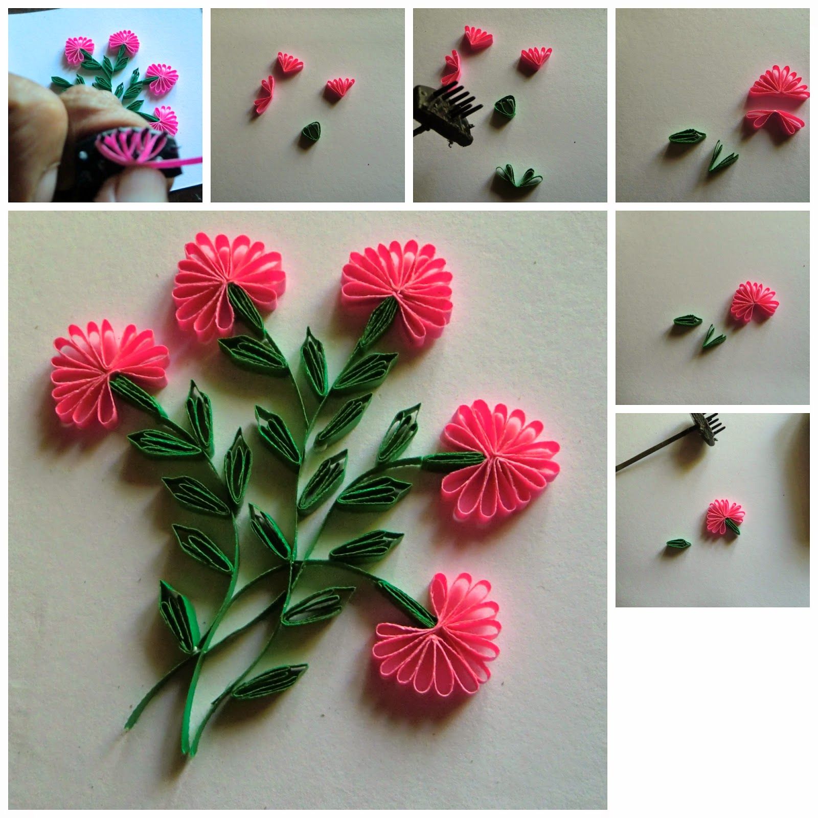 Anastasia Annie Wahalatantiri A Quick Amp Simple Method Of Making A Flower For A C Paper Quilling Tutorial Quilling Flowers Tutorial Quilling Designs