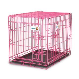 Aspen Pet 2 Door Wire Puppy Crate Blue In 2020 Puppy Crate