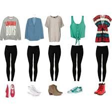 cute shirts to wear with black leggings