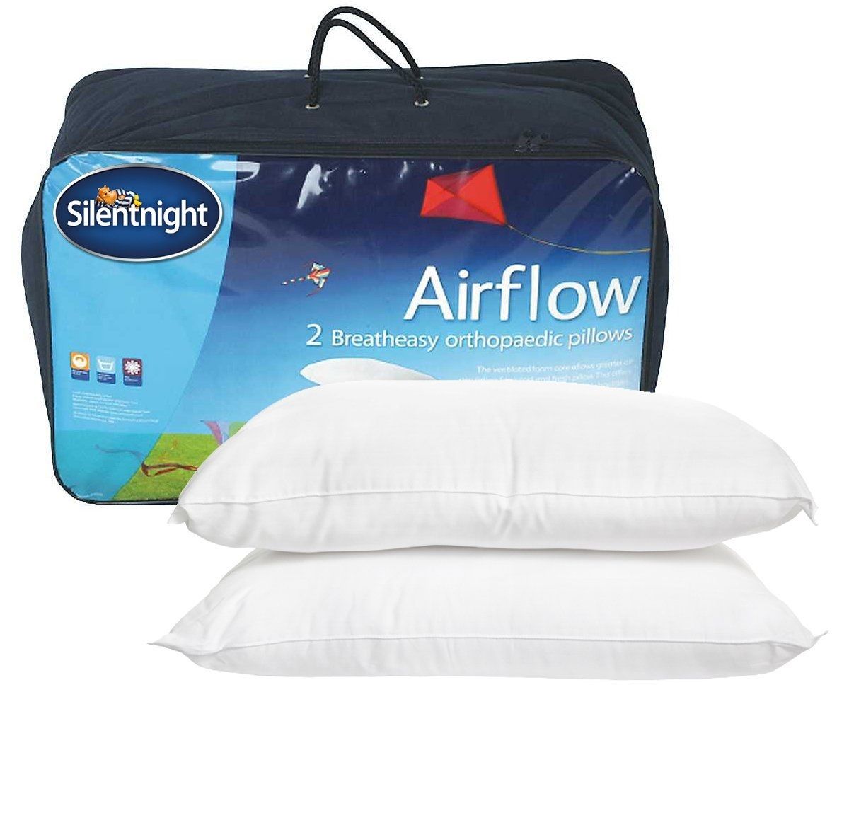 BARGAIN Silentnight Air Flow Pillow Silentnight Airflow Orthopaedic Pillow