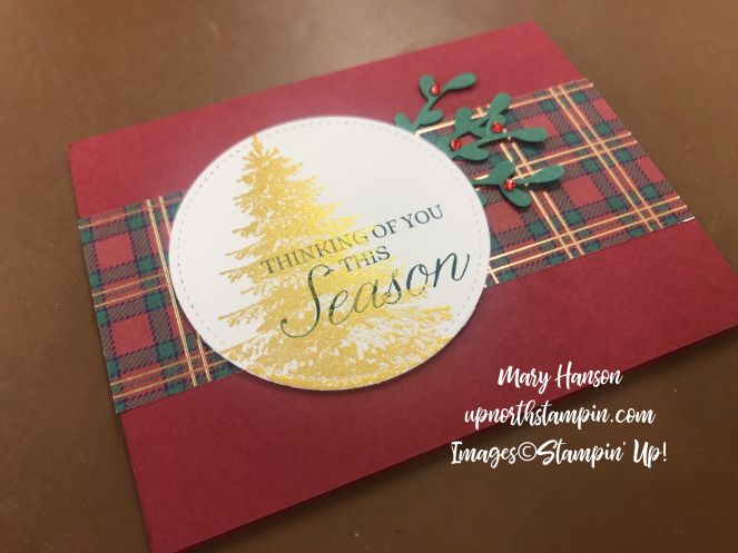 New Metallic Ink and Gorgeous Christmas Plaids! – Up North Stampin