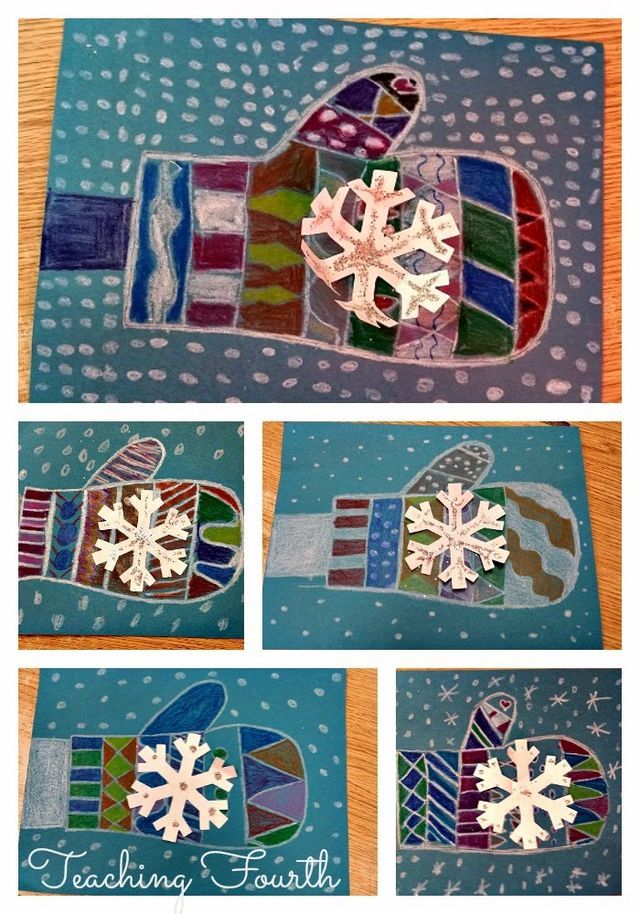 I love art doing art projects with my class, and although we don't have an art teacher or a set time to do art, sometimes I just have to take some time out to let the kiddos enjoy making and creating. Christmas Art Projects, Winter Art Projects, Easy Art Projects, Projects For Kids, Christmas Art For Kids, Winter Crafts, Classroom Art Projects, School Art Projects, Art Classroom