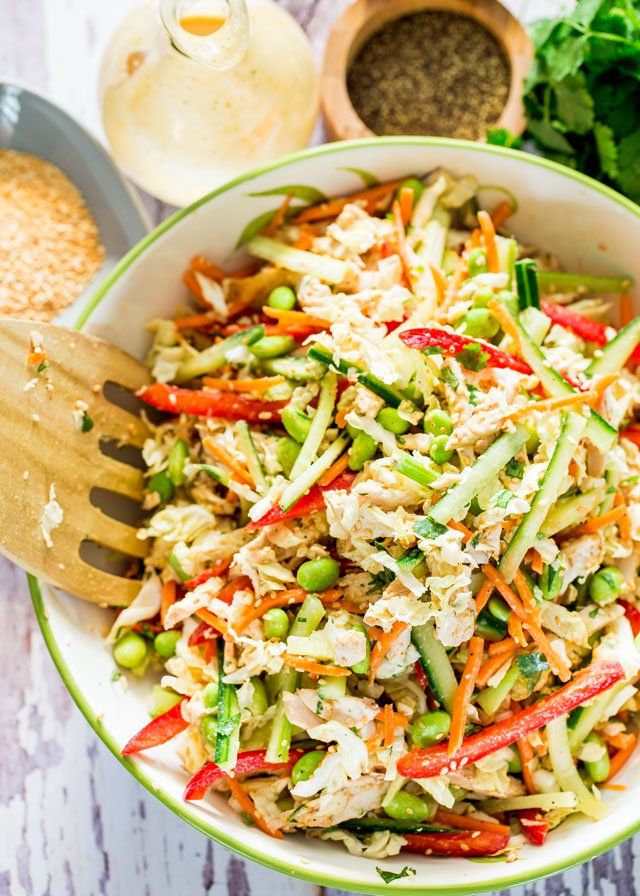 Chicken asian chop chop salad