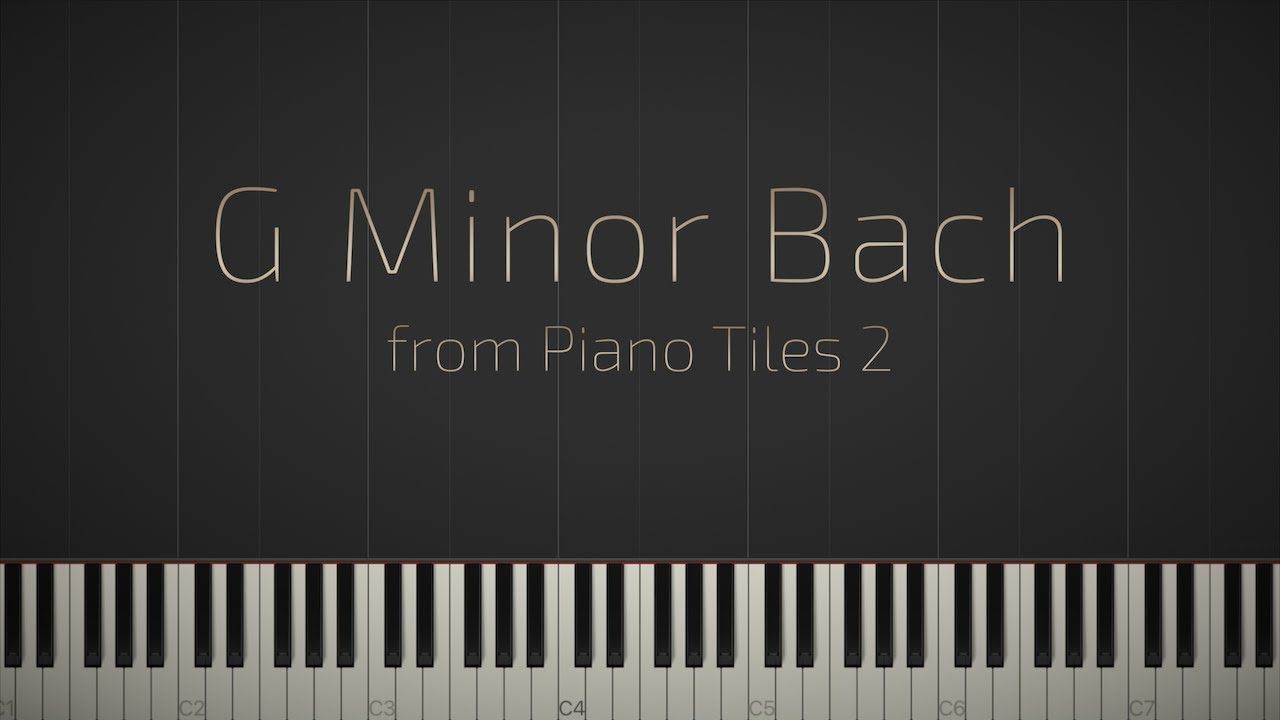 G Minor Bach Piano Tiles 2 Synthesia Piano Tutorial Jacob S Piano Piano Tutorial Piano Learn Piano