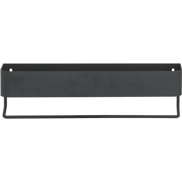 Sealskin Brix Opbergrek Met Handdoekhouder Mat Zwart in ...