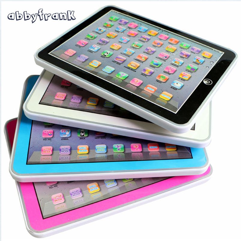 Abbyfrank Children English Learning Machine Tablet Toys Pad Juegos Divertidos Para Niñas Muñecas De Bebés Juguetes Para Niñas