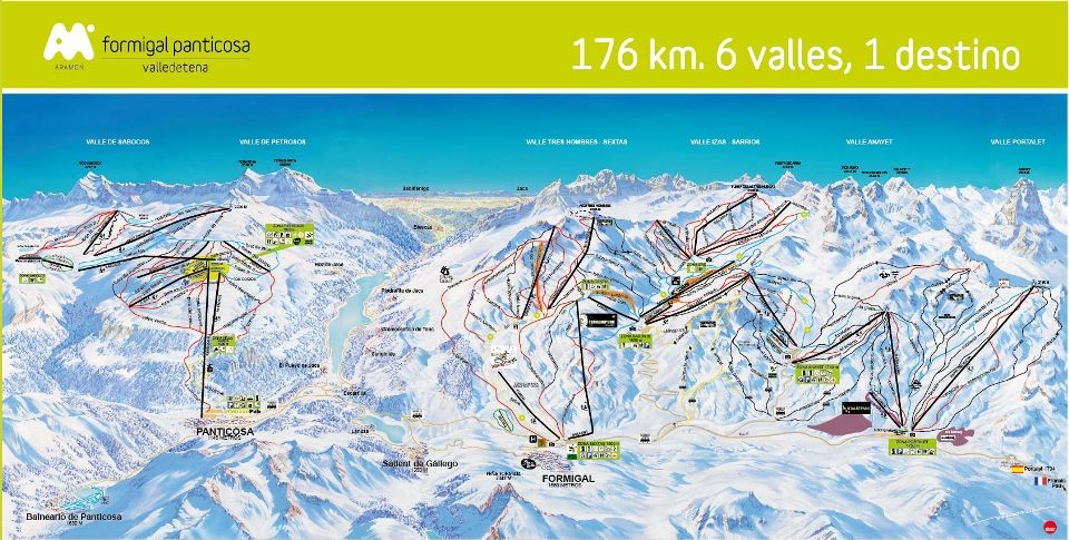 Estación De Esquí De Formigal Y Panticosa Grupo Aramón Pandora Screenshot Map Screenshots