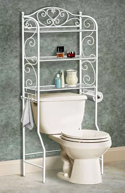 Pin By Vipin Dwathi On Gardening Home Decor Ideas In 2018 Image Wrought Iron Bathroom Shelves Storage Toilet Styling
