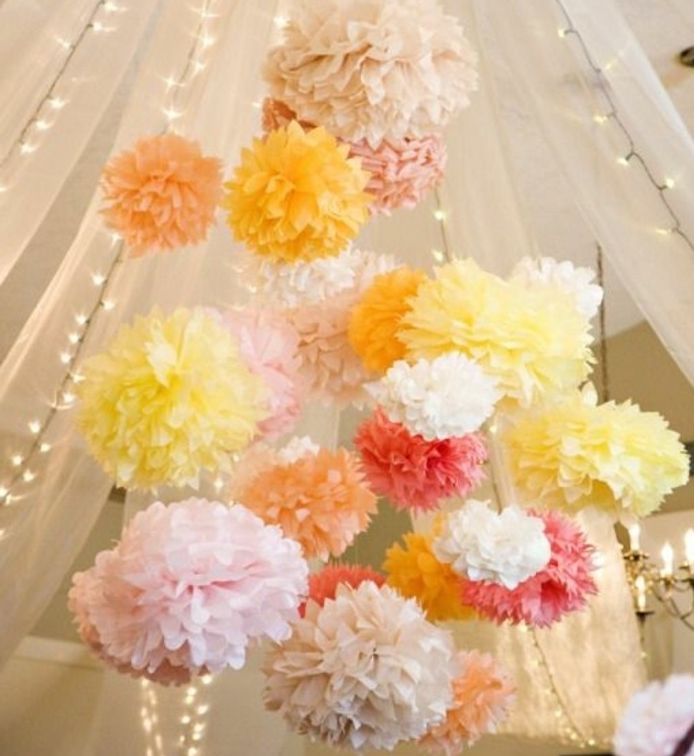 Fleurs Papier De Soie Mariage
