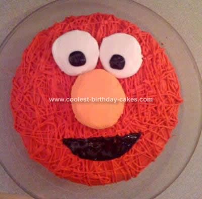 Elmo Cake Idea With Images Elmo Cake Elmo Birthday Elmo