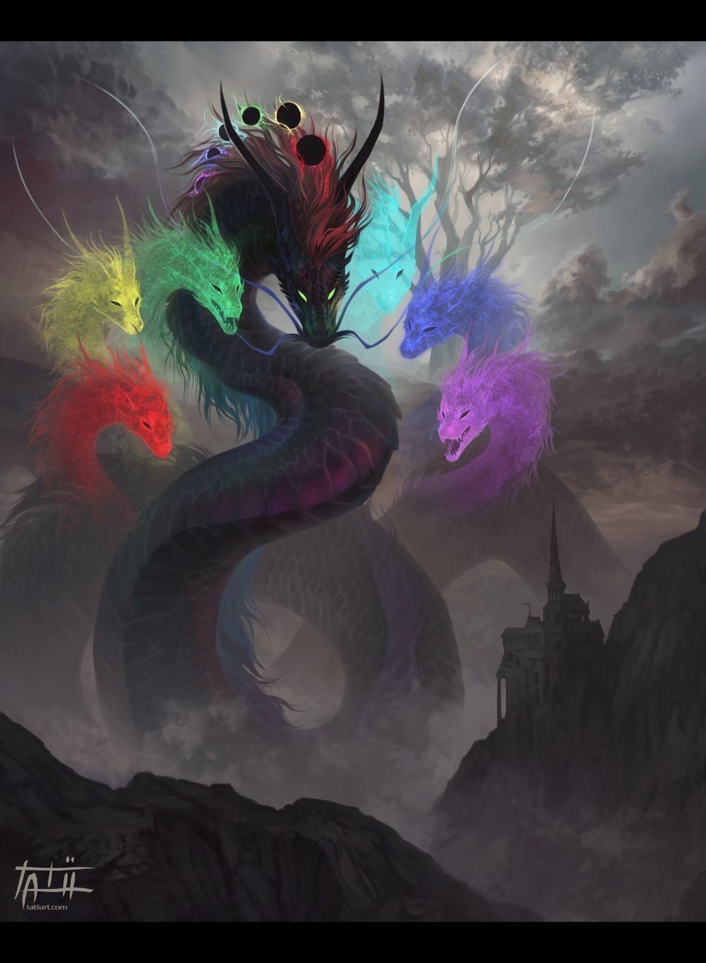 Depois de sua luta contra sua irmã, hinata encontrá kaguya em seu sub… #ação # Ação # amreading # books # wattpad Dark Fantasy Art, Dragon Artwork Fantasy, Fantasy Concept Art, Fantasy Character Design, Character Art, Monster Art, Monster Concept Art, Fantasy Monster, Fantasy Creatures Art