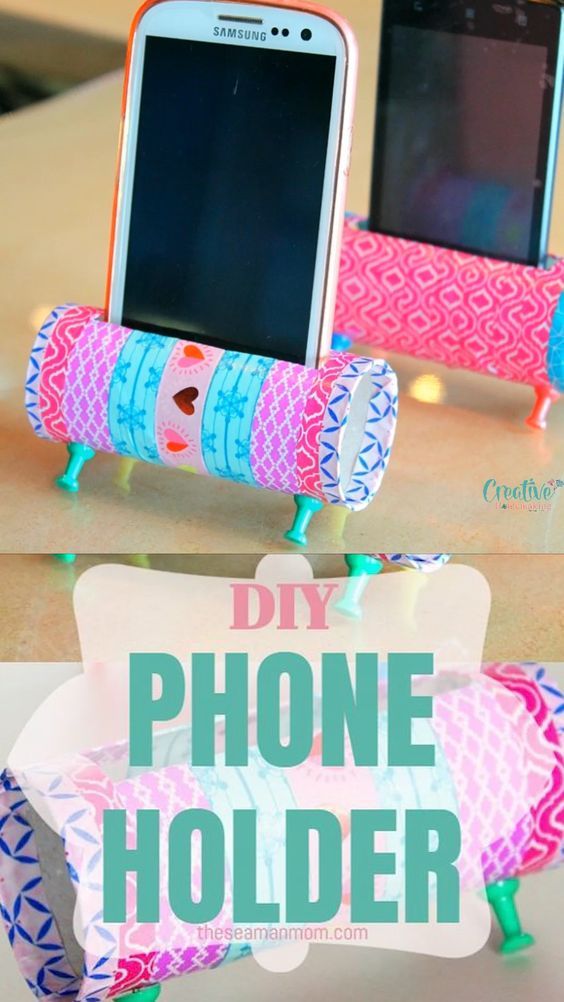 DIY TELEFONHALTER - Karo heraus dieser einfache peasy DIY Telefon-Halter! Diese... , #diese #dieser #DIY #diyeasy #einfache #heraus #Karo #PEASY #TELEFONHALTER Diy Crafts For Teens, Diy Crafts Videos, Summer Crafts, Diy Crafts To Sell, Diy Craft Projects, Kids Crafts, Diy Videos, Sell Diy, Creative Crafts