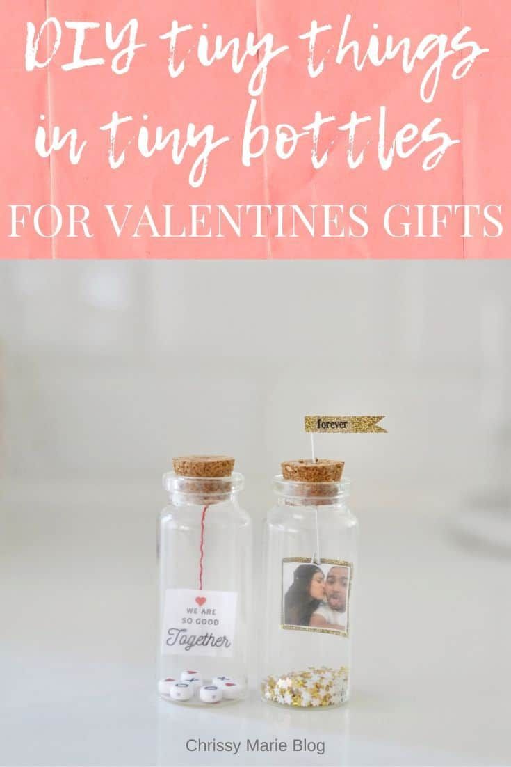 Photo and Message In A Bottle Valentines Gift in 2020 (With images