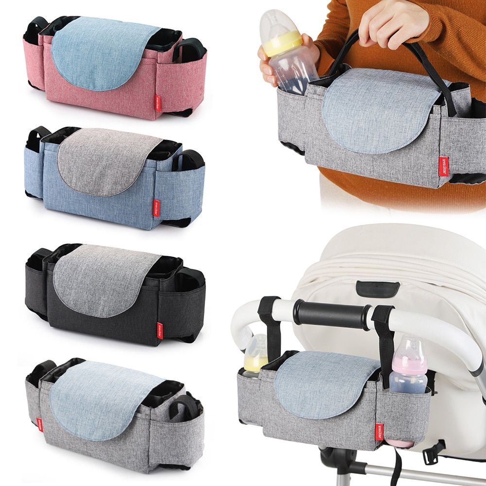 Cup bag Baby Stroller Organizer Baby Carriage Pram Buggy Cart Bottle Bags DD