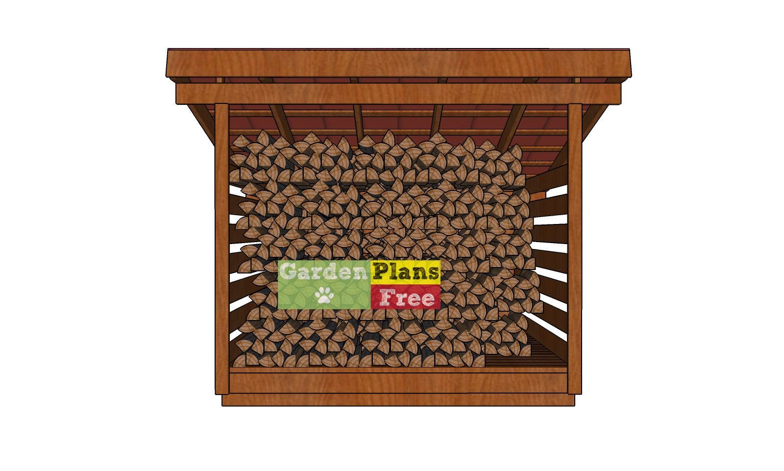 If you want to learn more about 8x8 firewood shed plans that can hold up to 3 cords, you have to take a close look over the free plans in the article. This shed with a lean to roof has a large opening to the front and it features the other 3 walls covered with 1x6 boards. Dimensions: 8 ft (length )x 8 ft (width) x 8 ft (height) You will get: Cut Diagrams, Parts Lists 3D diagrams with detailed step by step instructions Full Cut & Shopping lists Tools List For personal use only. In no event will G Outdoor Firewood Rack, Firewood Shed, Firewood Storage, Lean To Shed Plans, Run In Shed, Wood Shed Plans, Wood Storage Sheds, Storage Shed Plans, Goat Shelter