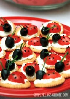 Ladybug Appetizers