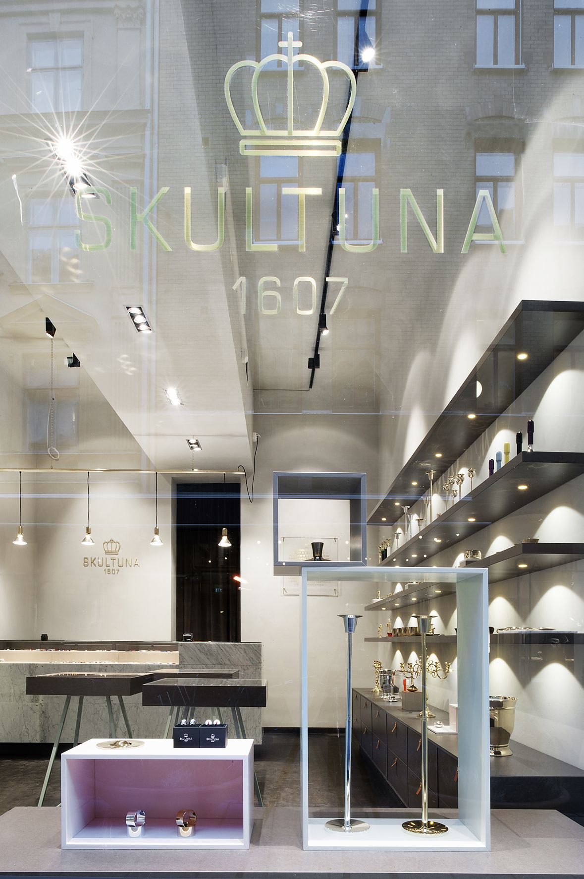 Skultuna concept store grev turegatan 18 stockholm cool retail concept stores retail space