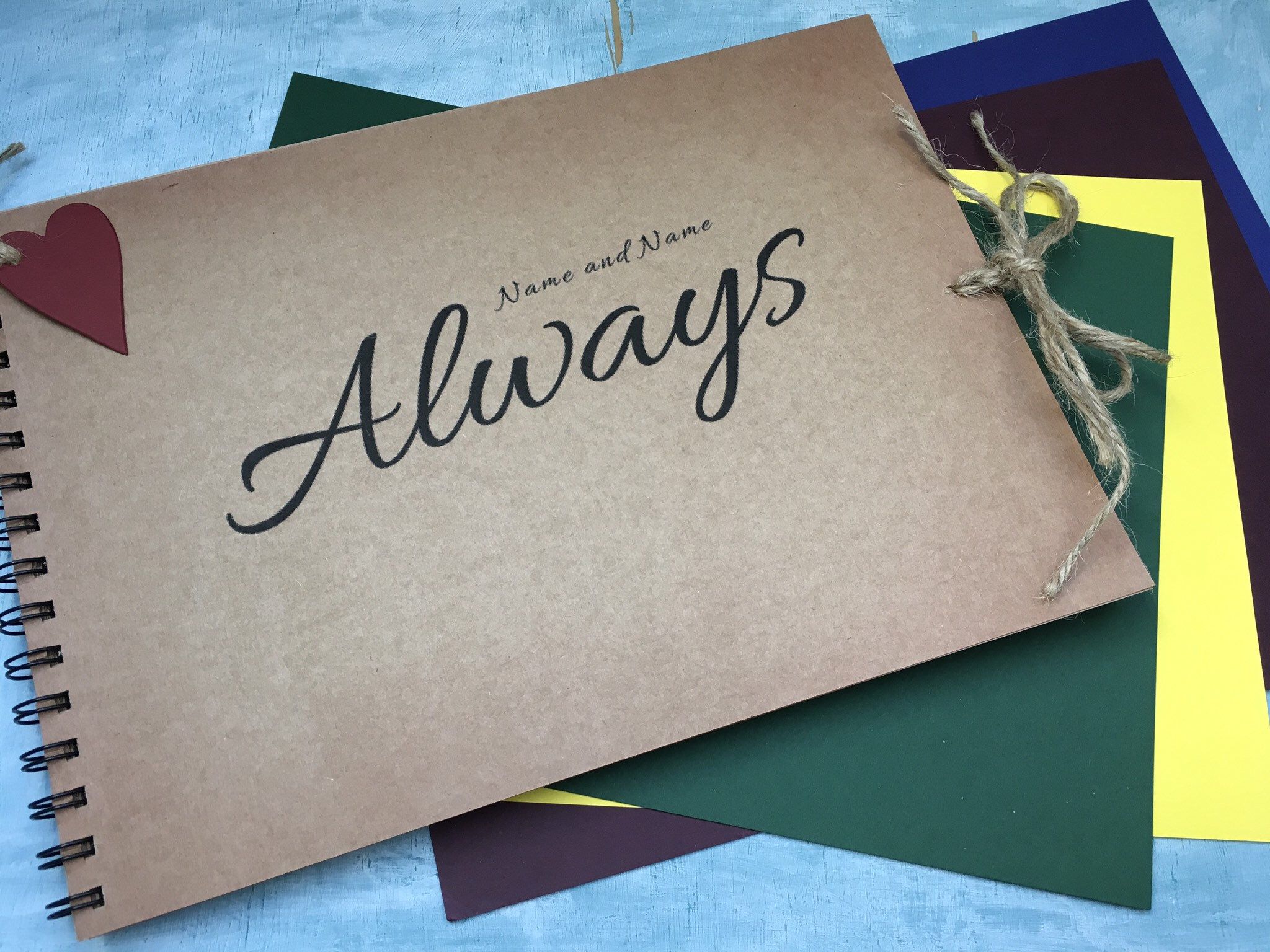 PERSONALISED 80 90 BIRTHDAY A4 SIZE..PHOTO ALBUM//SCRAPBOOK//MEMORY//GUEST BOOK.