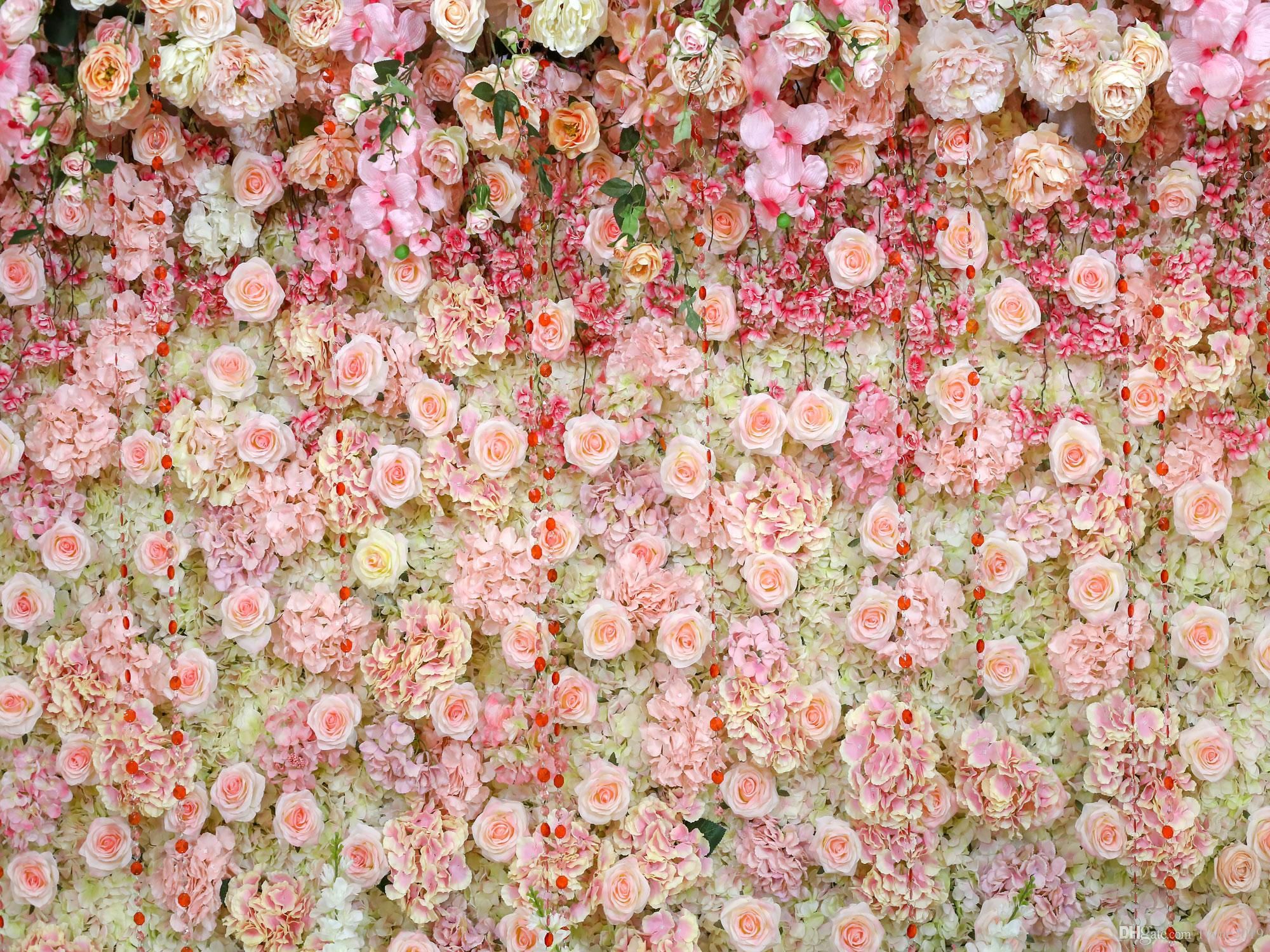 Peach 12x10 FT Vinyl Photography Background Backdrops,Rose Flowers Leaves Buds Natural Themed Image Soft Toned Abstract Background Background for Graduation Prom Dance Decor Photo Booth Studio Prop Ba
