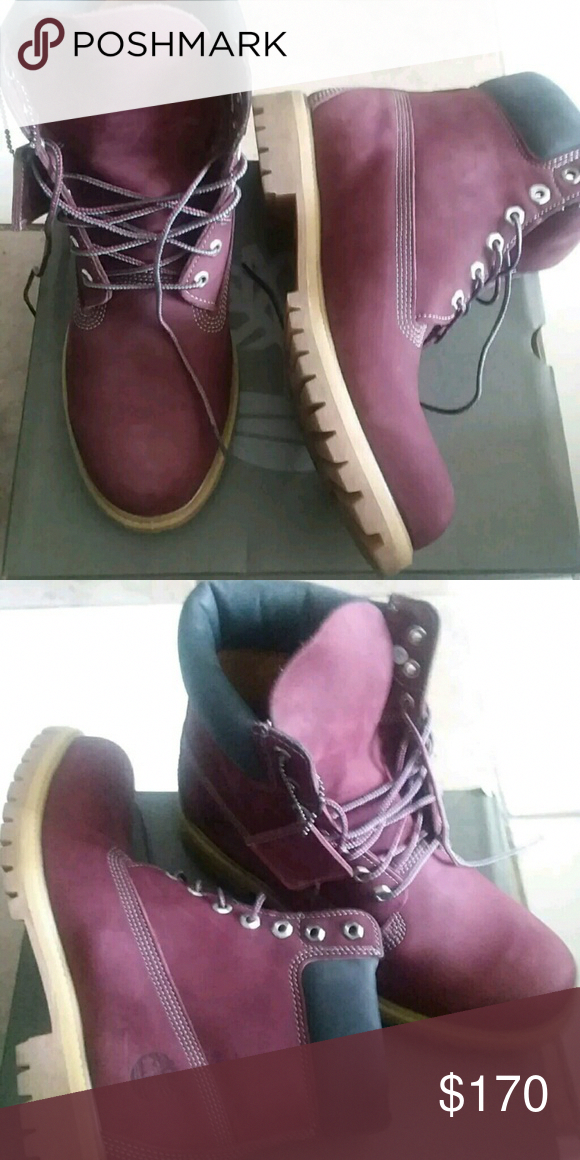 maroon timberlands mens