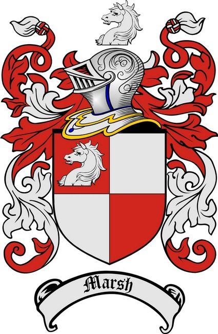 pin on marsh coat of arms marsh family crest