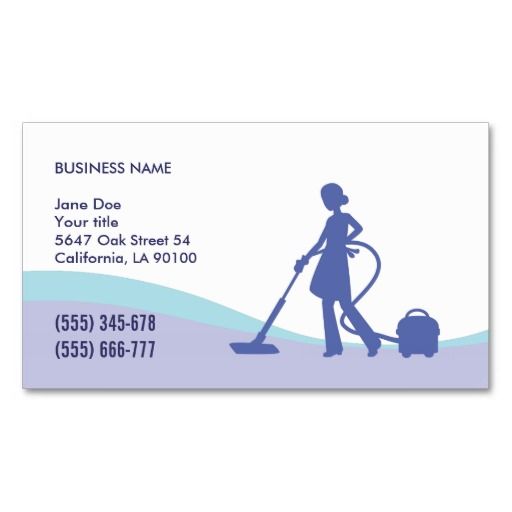 housekeeping maid business card template card templates carpet cleaning business name ideas