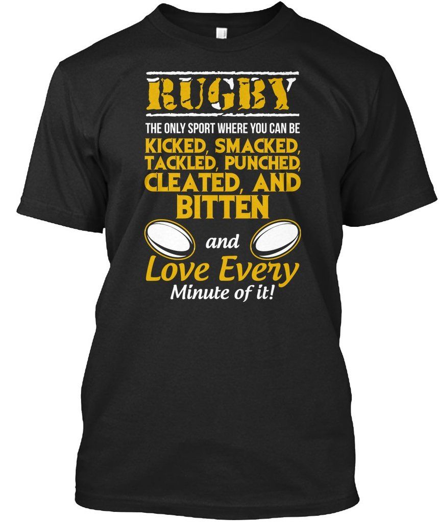Rugby T-Shirt Funny Novelty Mens tee TShirt Pulse Rugby