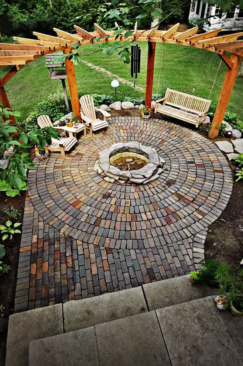 Fine Beautiful Backyards With Fire Pits Fine Beautiful Backyards With Fire Pits