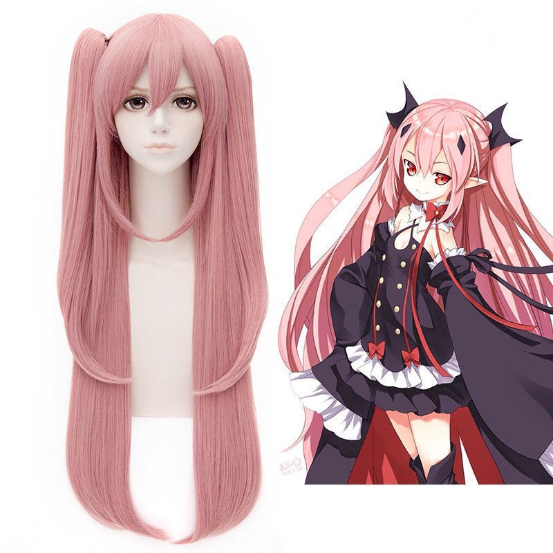 CAP Seraph of the end Owari no Seraph Krul Tepes Anime Cosplay Wig Ponytail