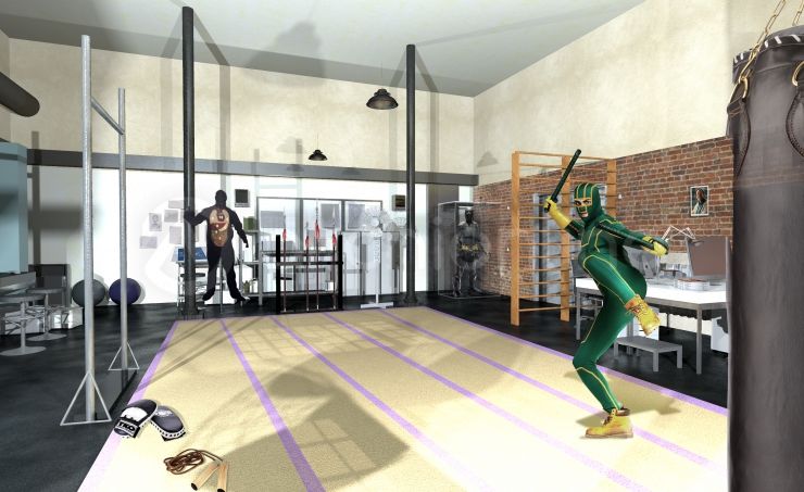 Dojo Kickass - Plan de maison de super-héros par Archionline Avec - faire les plans de sa maison en d Dojo Kickass - Plan de maison de super-héros par Archionline Avec - faire les plans de sa maison en d