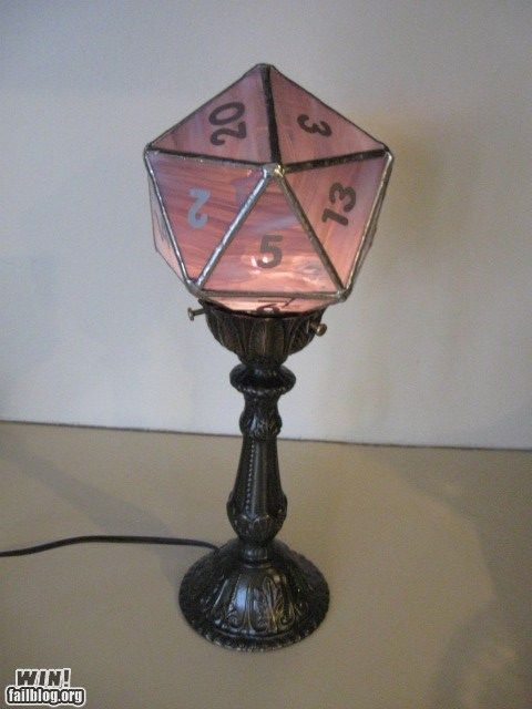 d20 lamp win i m such a nerd geek dork pinterest game rooms