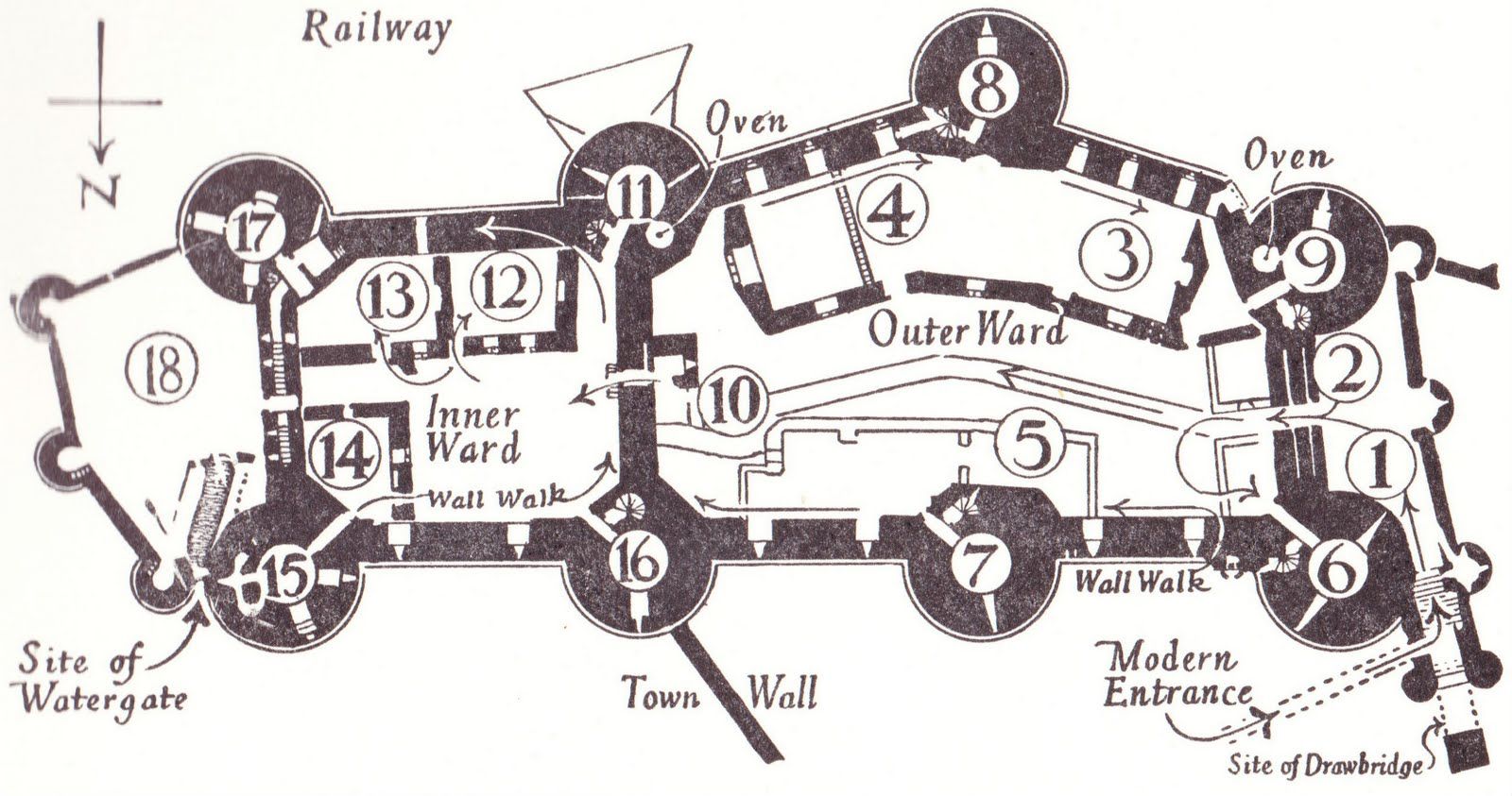 castle diagram reference pinterest castle conway castle and