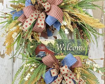 Scarecrow Wreath Tutorial, scarecrow wreath DIY, how to make a decomesh wreath, how to make a scarecrow wreath #scarecrowwreath