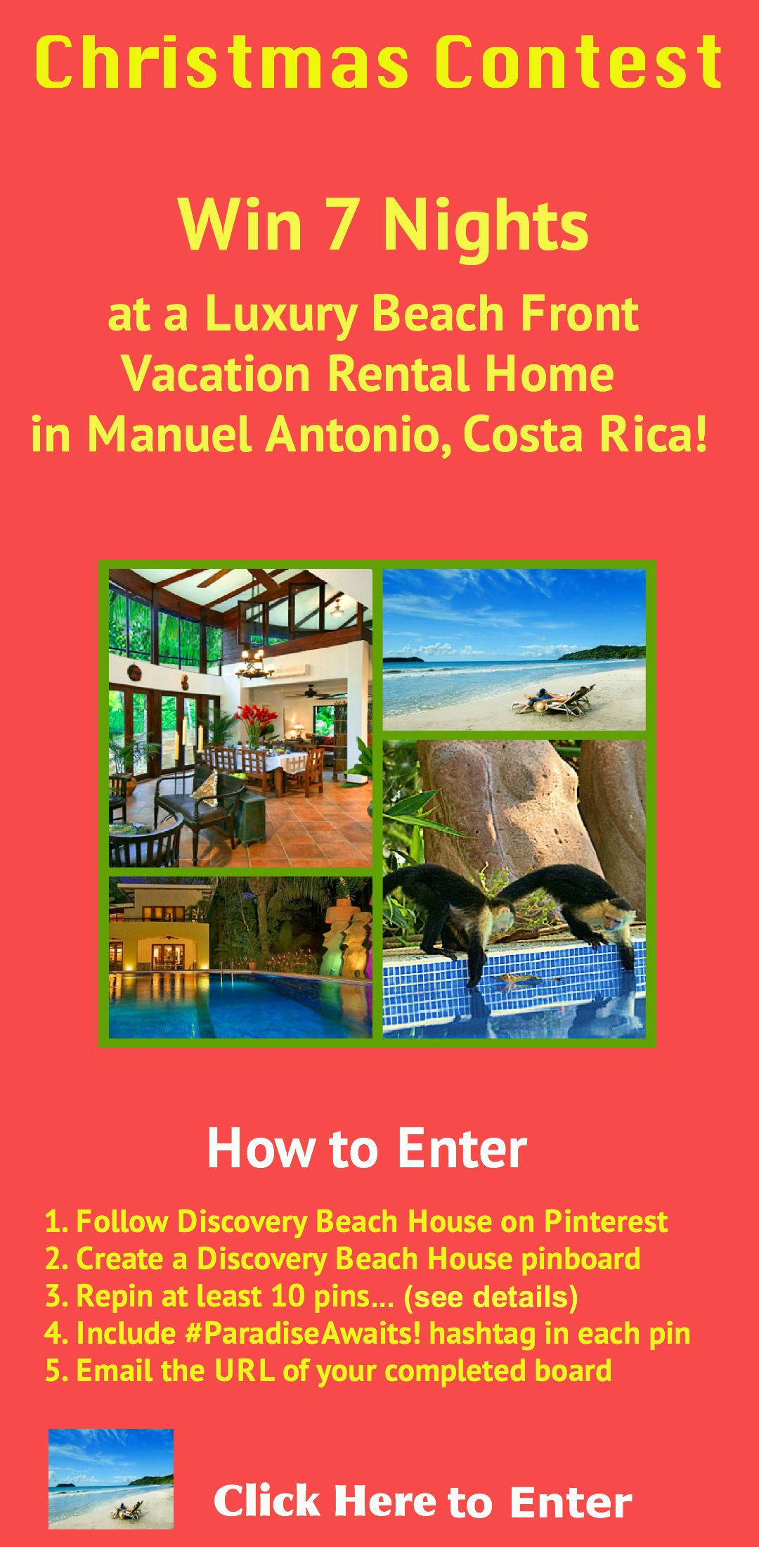 win a 7 night stay at the discovery beach house beachfront vacation