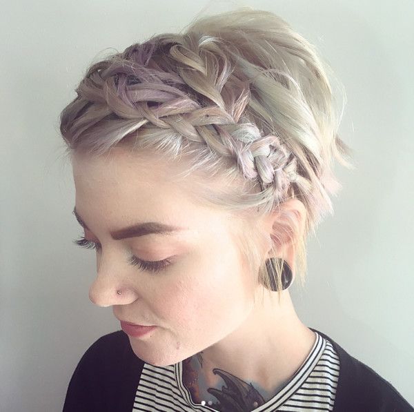 Perfectly Imperfect Messy Braids for Short Hair #messybraids