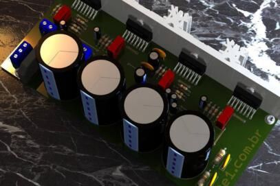 Circuito Esquemas Amplificador Transmissor PCB