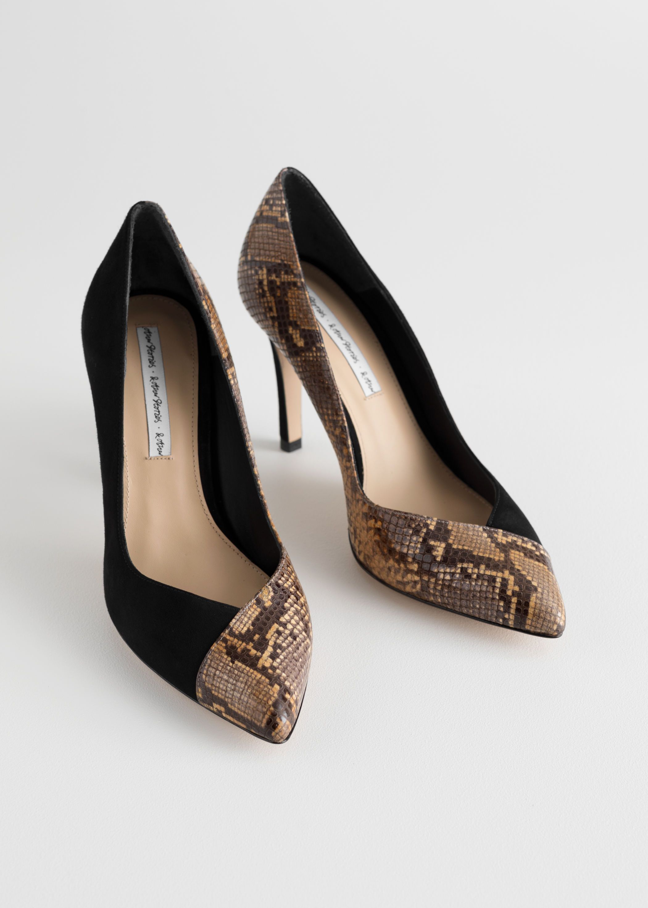 Snake Overlap Stiletto Pumps Stiletto Heels Pumps Heels Heels