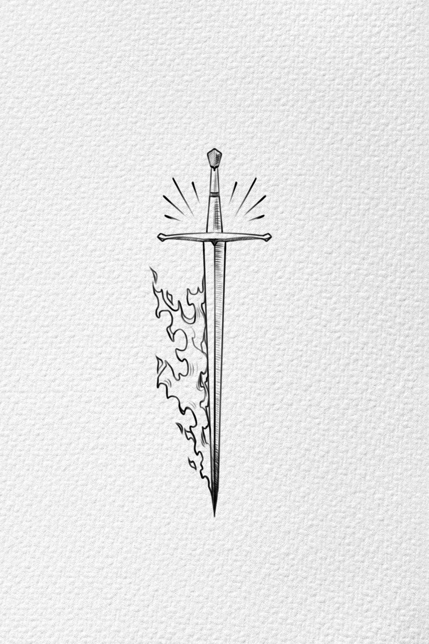 Tatuagem Diy Flaming Sword Flame Tattoos Sword Tattoo Excersise tatuagem-diy-flaming-sword-flame-tattoos-sword-tattoo-excersise